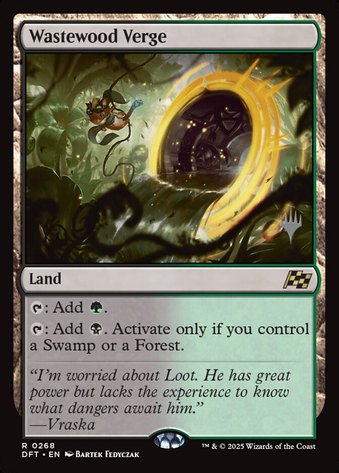 Wastewood Verge (268p) - Aetherdrift Promos (PDFT)