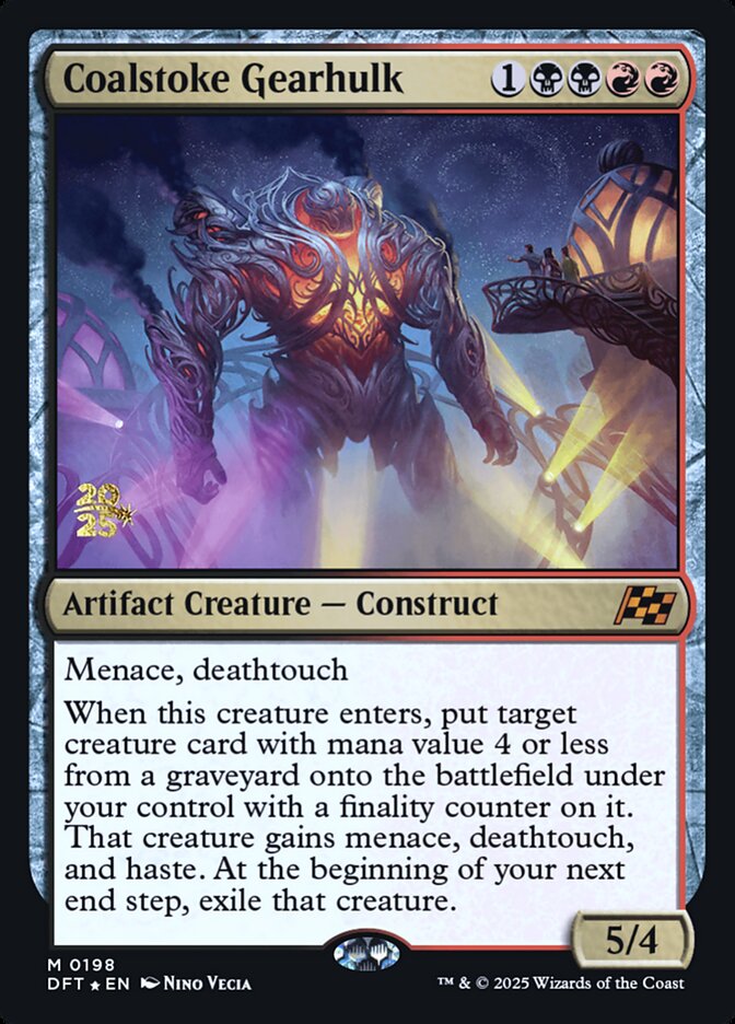 Coalstoke Gearhulk (198s) - Aetherdrift Promos (PDFT)