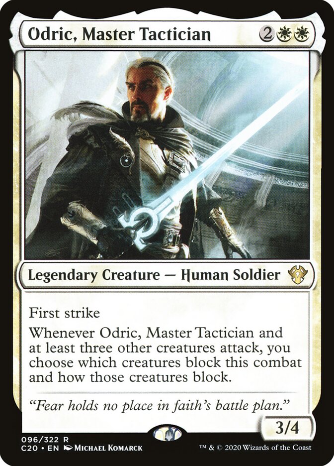 Odric, Master Tactician (96) - Commander 2020 (C20)