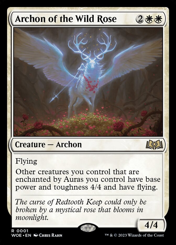 Archon of the Wild Rose (1) - Wilds of Eldraine (WOE)