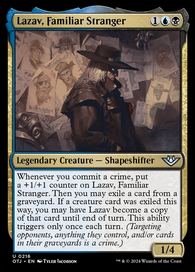Lazav, Familiar Stranger (216) - Outlaws of Thunder Junction (OTJ)