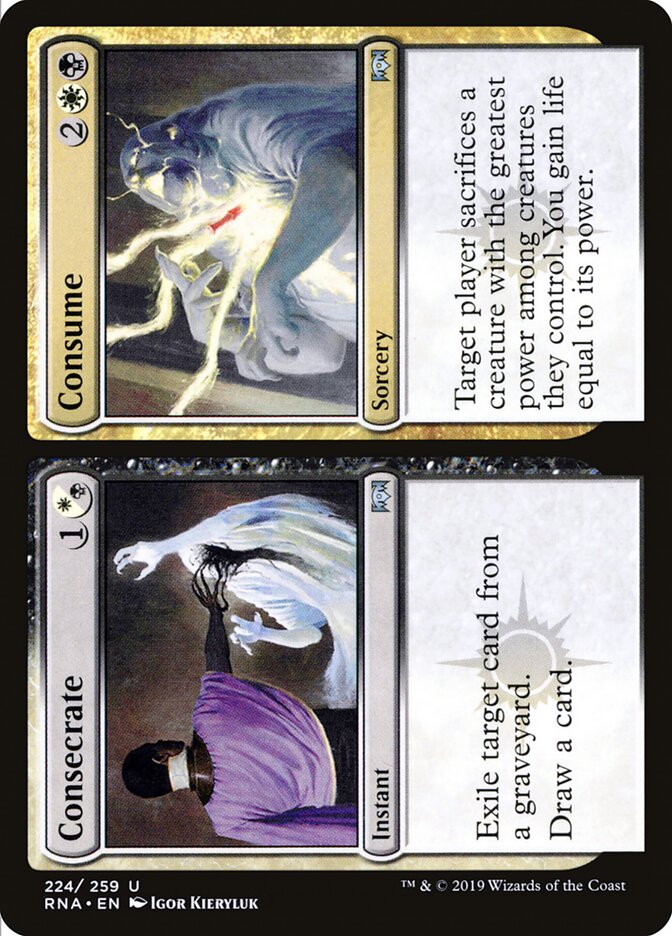 Consecrate // Consume (224) - Ravnica Allegiance (RNA)
