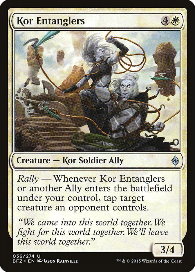 Kor Entanglers (36) - Battle for Zendikar (BFZ)