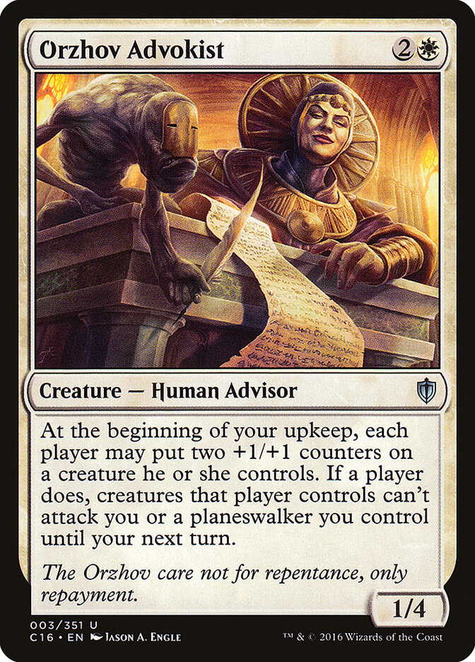 Orzhov Advokist (3) - Commander 2016 (C16)