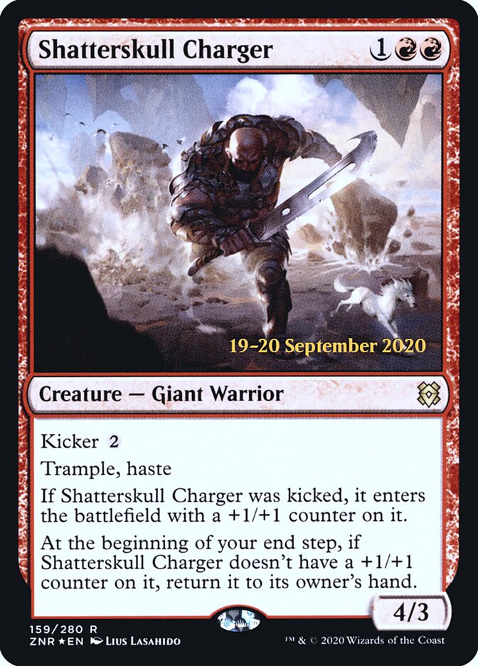 Shatterskull Charger (159s) - Zendikar Rising Promos (PZNR)