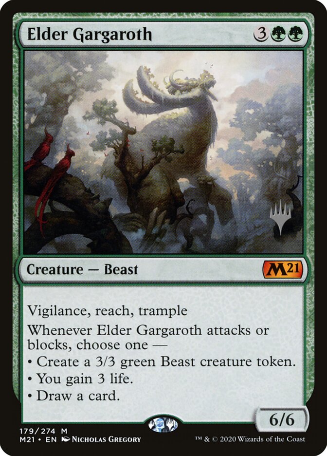 Elder Gargaroth (179p) - Core Set 2021 Promos (PM21)
