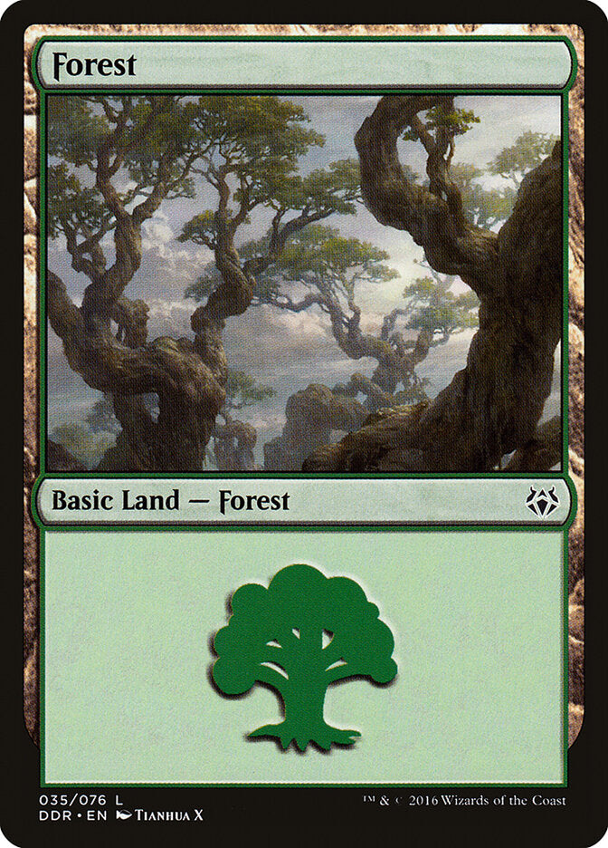 Forest (35) - Duel Decks: Nissa vs. Ob Nixilis (DDR)