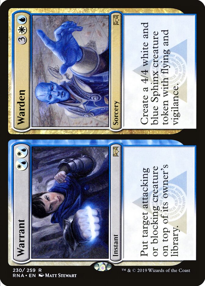 Warrant // Warden (230) - Ravnica Allegiance (RNA)