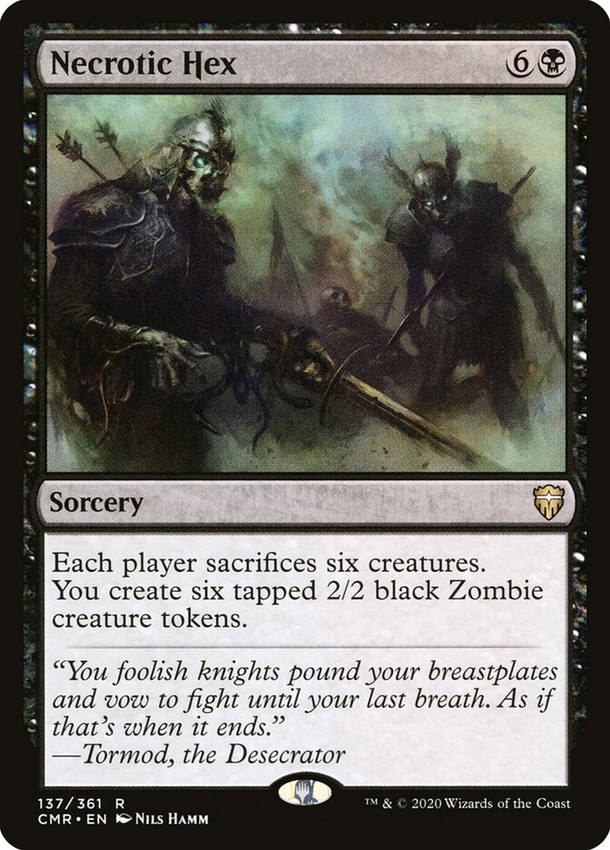 Necrotic Hex (137) - Commander Legends (CMR)