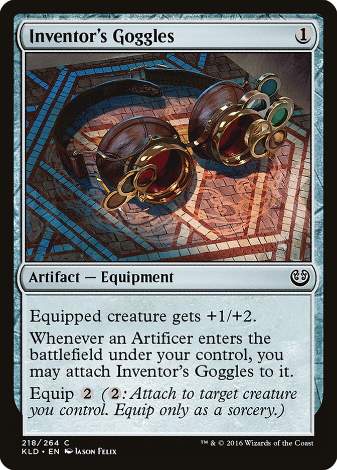 Inventor's Goggles (218) - Kaladesh (KLD)