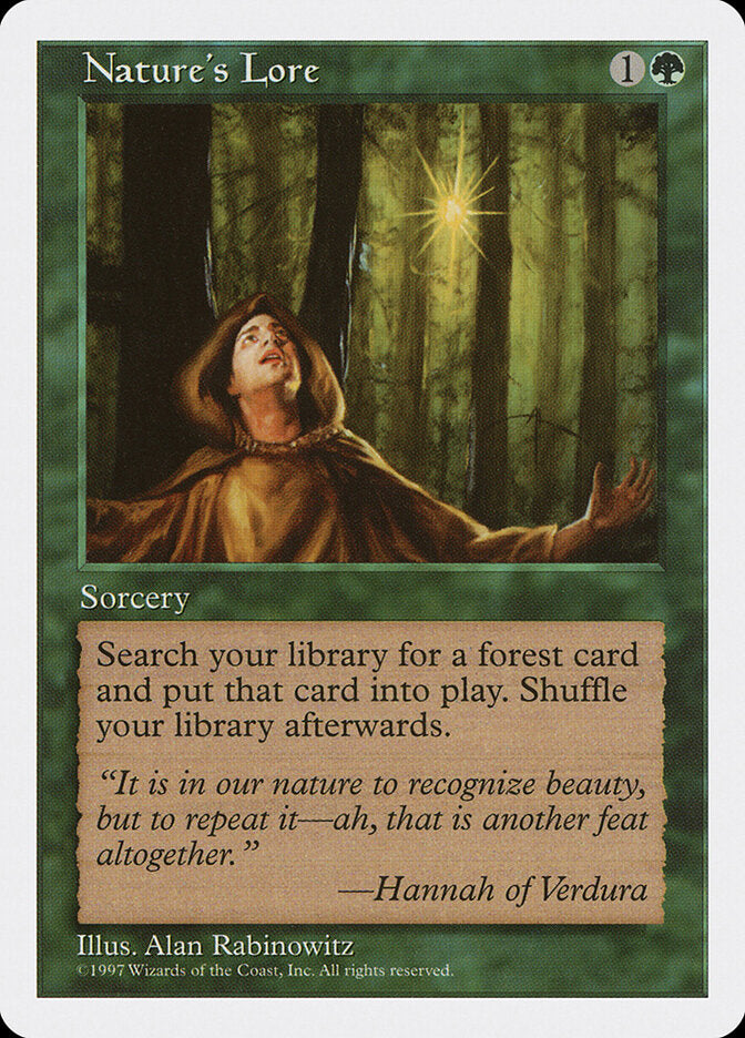 Nature's Lore (316) - Fifth Edition (5ED)