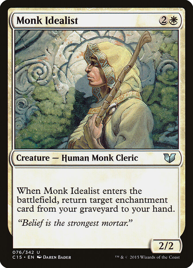 Monk Idealist (76) - Commander 2015 (C15)