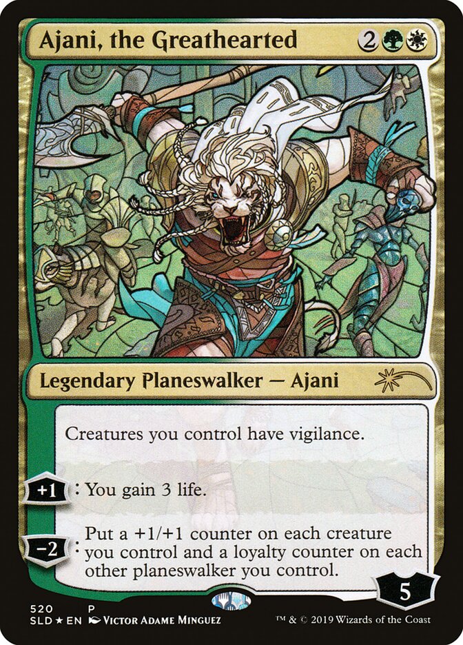Ajani, the Greathearted (520) - Secret Lair Drop (SLD)