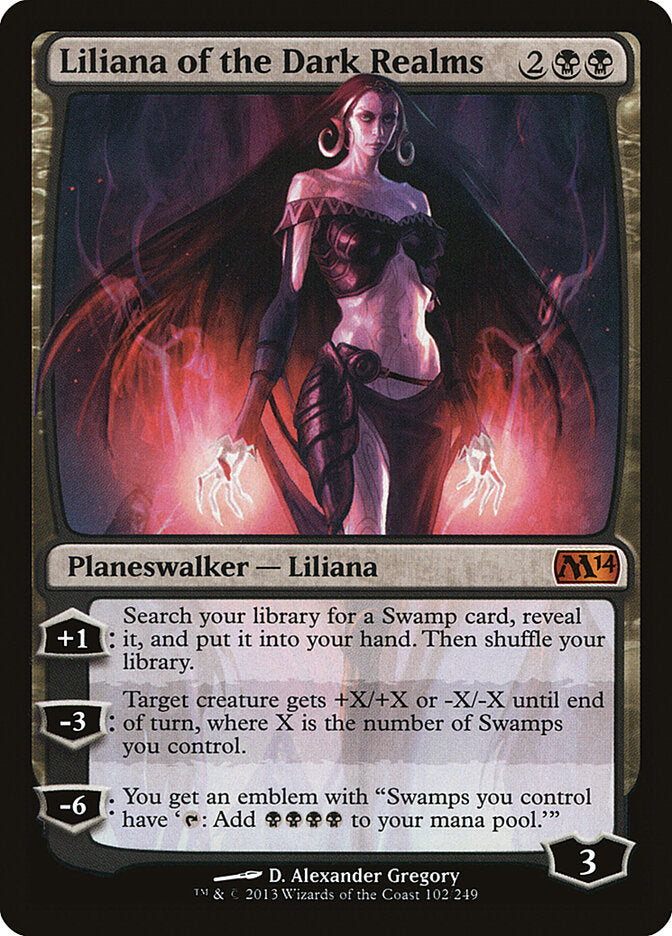 Liliana of the Dark Realms (102) - Magic 2014 (M14)