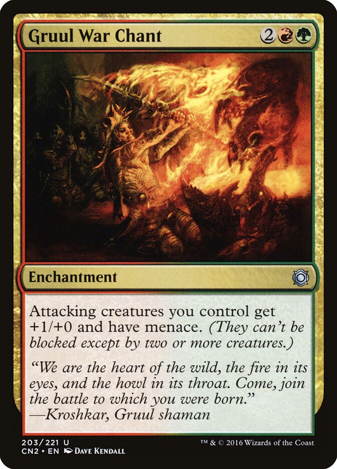 Gruul War Chant (203) - Conspiracy: Take the Crown (CN2)