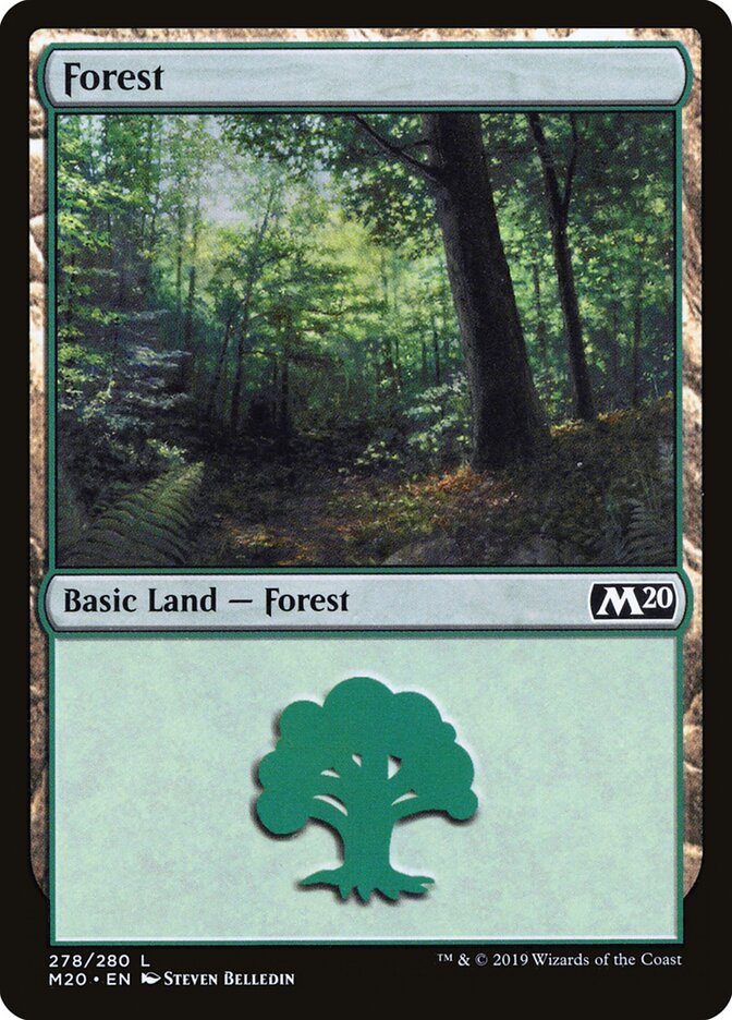 Forest (278) - Core Set 2020 (M20)