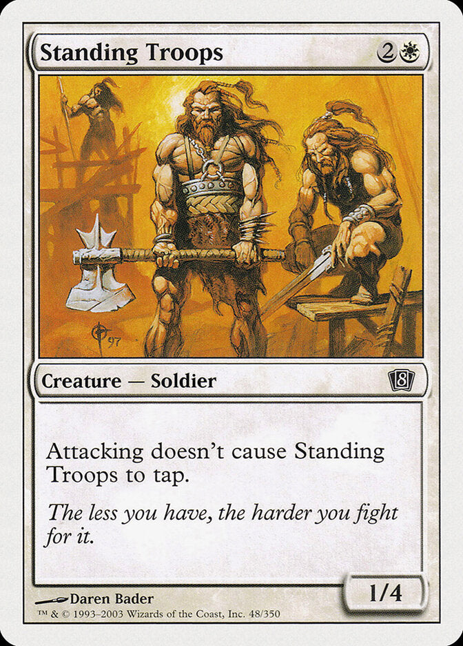 Standing Troops (48) - Eighth Edition (8ED)
