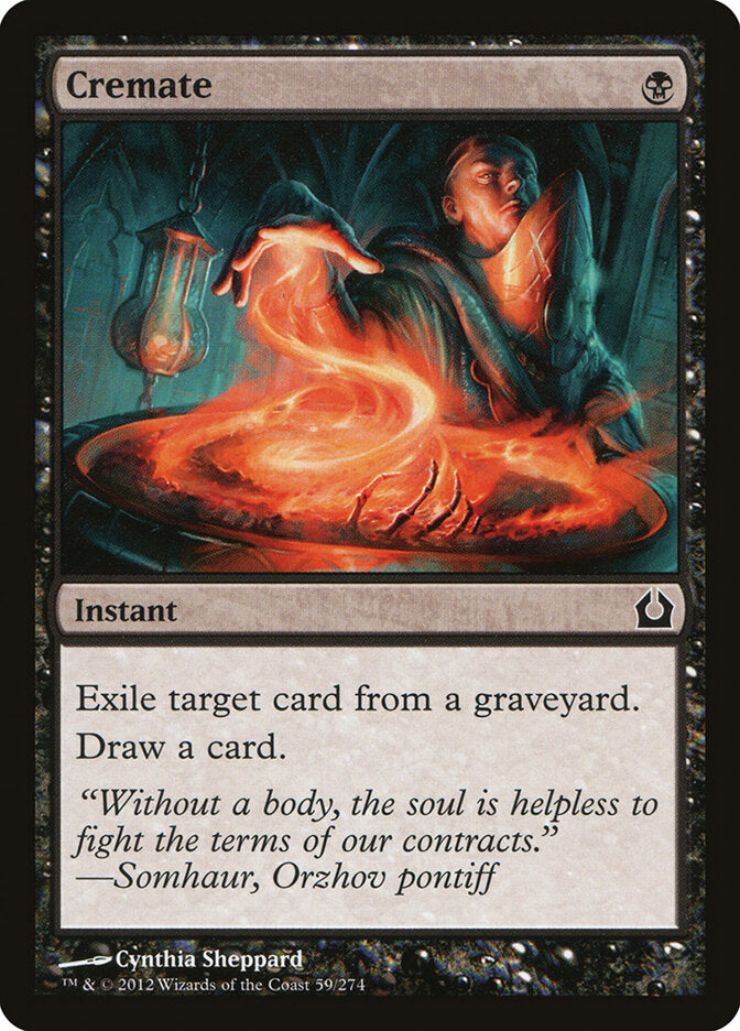 Cremate (59) - Return to Ravnica (RTR)