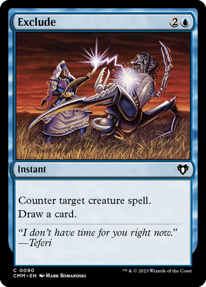 Exclude (90) - Commander Masters (CMM)
