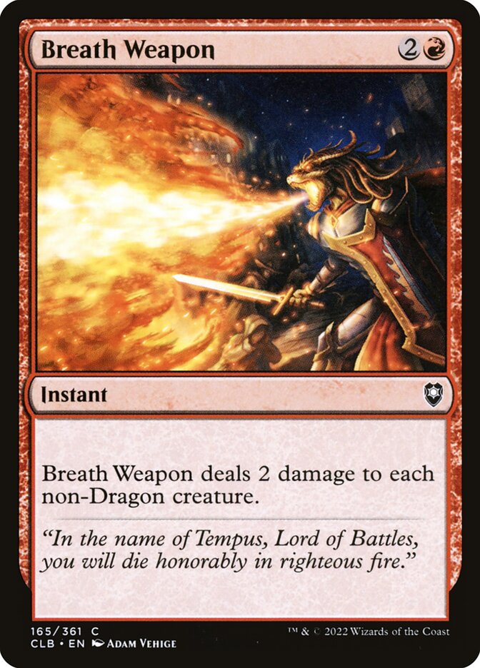 Breath Weapon (165) - Commander Legends: Battle for Baldur's Gate (CLB)