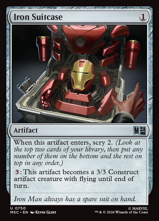 Iron Suitcase (750) - Marvel Super Heroes Commander (MSC)