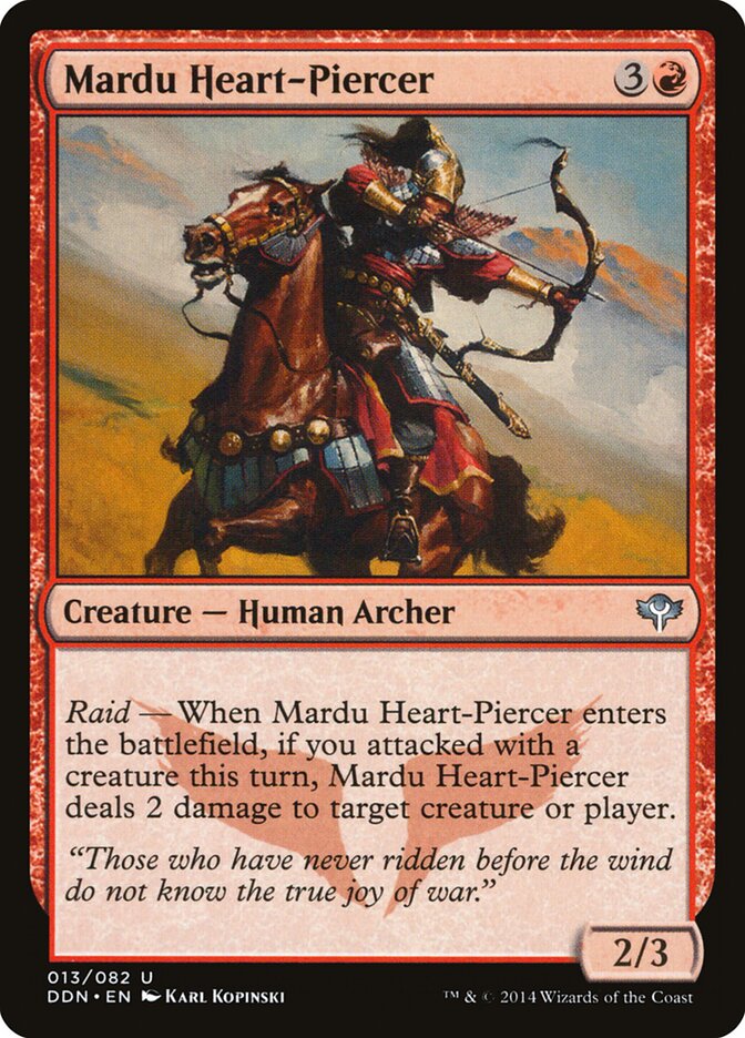 Mardu Heart-Piercer (13) - Duel Decks: Speed vs. Cunning (DDN)