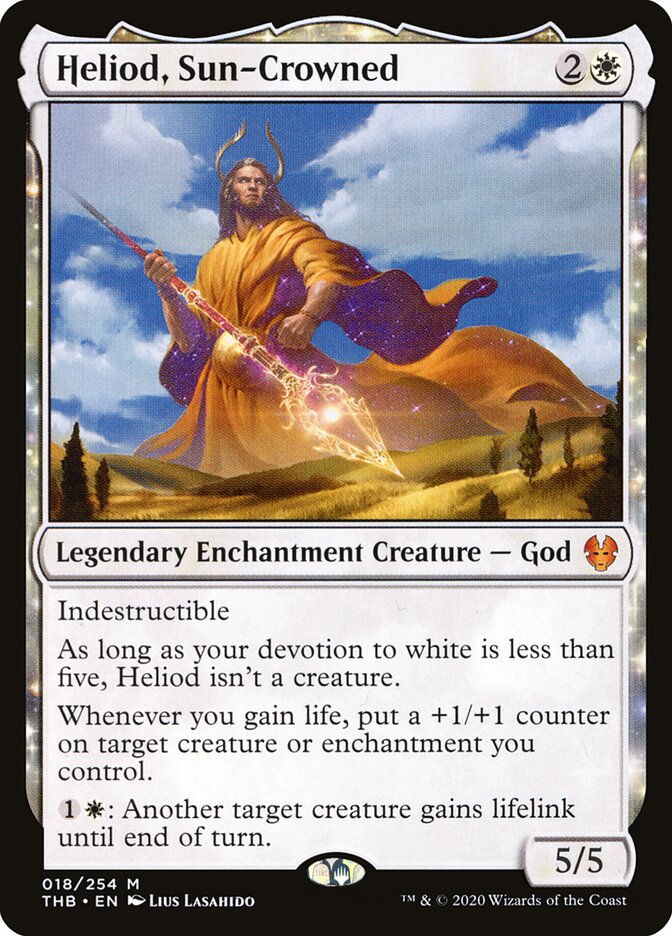 Heliod, Sun-Crowned (18) - Theros Beyond Death (THB)