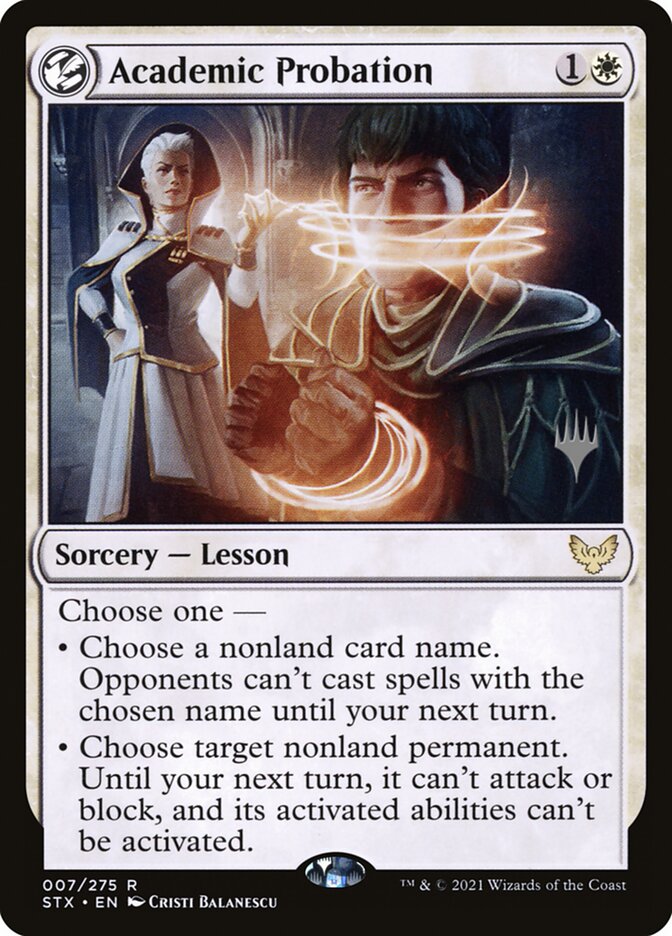 Academic Probation (7p) - Strixhaven: School of Mages Promos (PSTX)