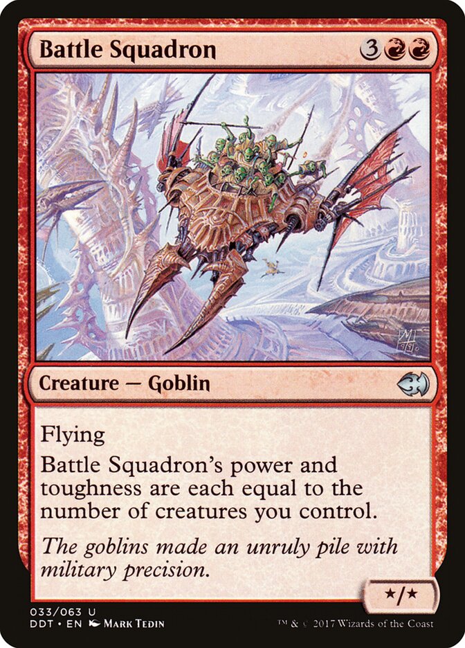 Battle Squadron (33) - Duel Decks: Merfolk vs. Goblins (DDT)
