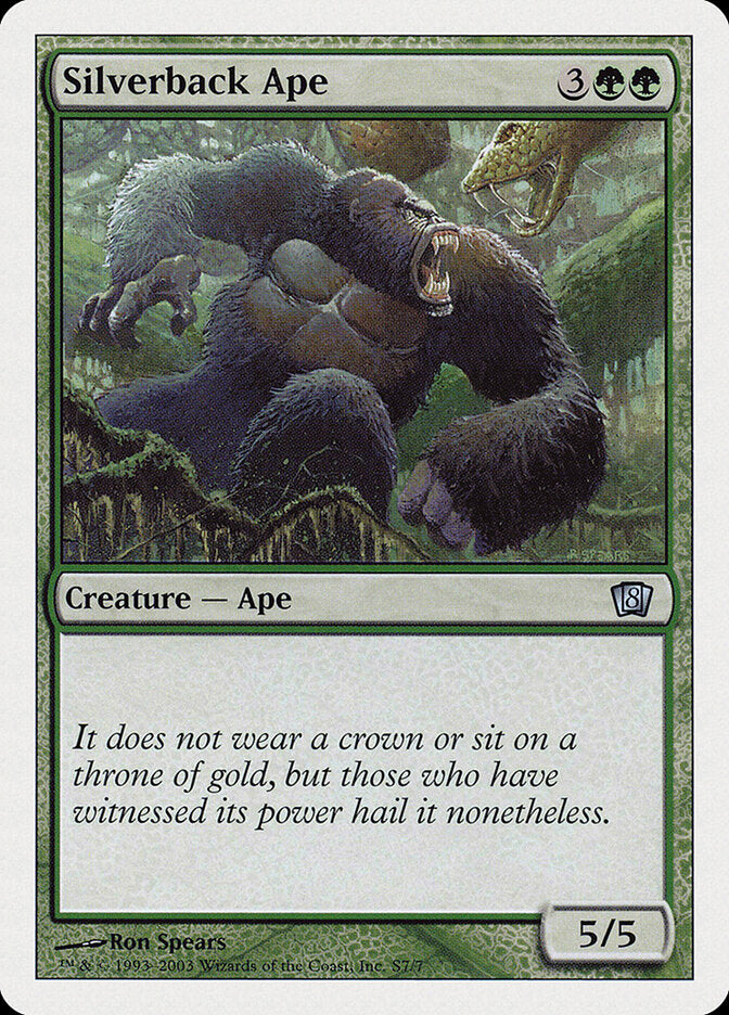 Silverback Ape (S7) - Eighth Edition (8ED)