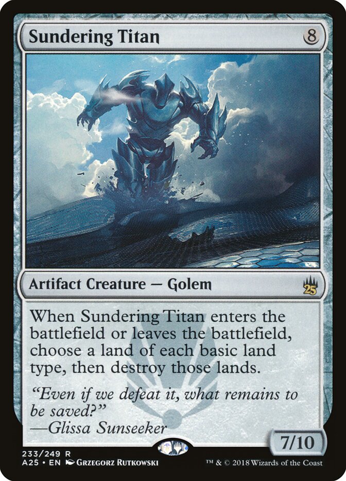 Sundering Titan (233) - Masters 25 (A25)