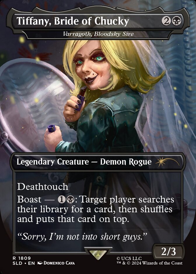 Tiffany, Bride of Chucky - Varragoth, Bloodsky Sire (1809) - Secret Lair Drop (SLD)