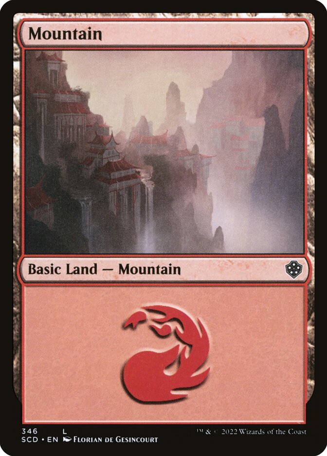 Mountain (346) - Starter Commander Decks (SCD)