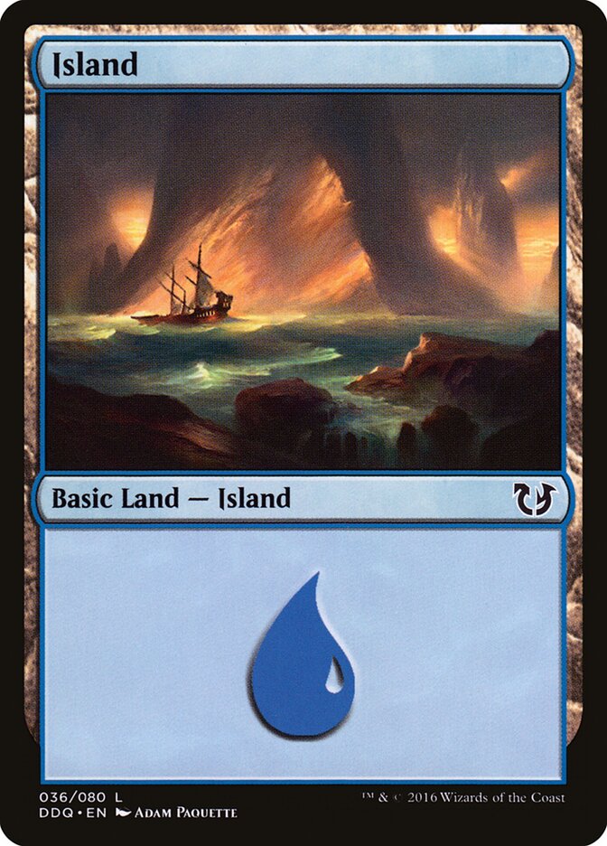 Island (36) - Duel Decks: Blessed vs. Cursed (DDQ)