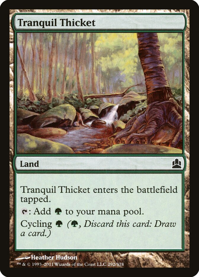 Tranquil Thicket (292) - Commander 2011 (CMD)
