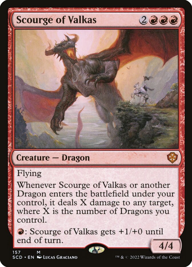 Scourge of Valkas (157) - Starter Commander Decks (SCD)