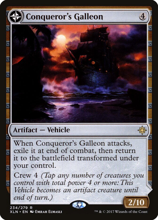 Conqueror's Galleon // Conqueror's Foothold (234) - Ixalan (XLN)