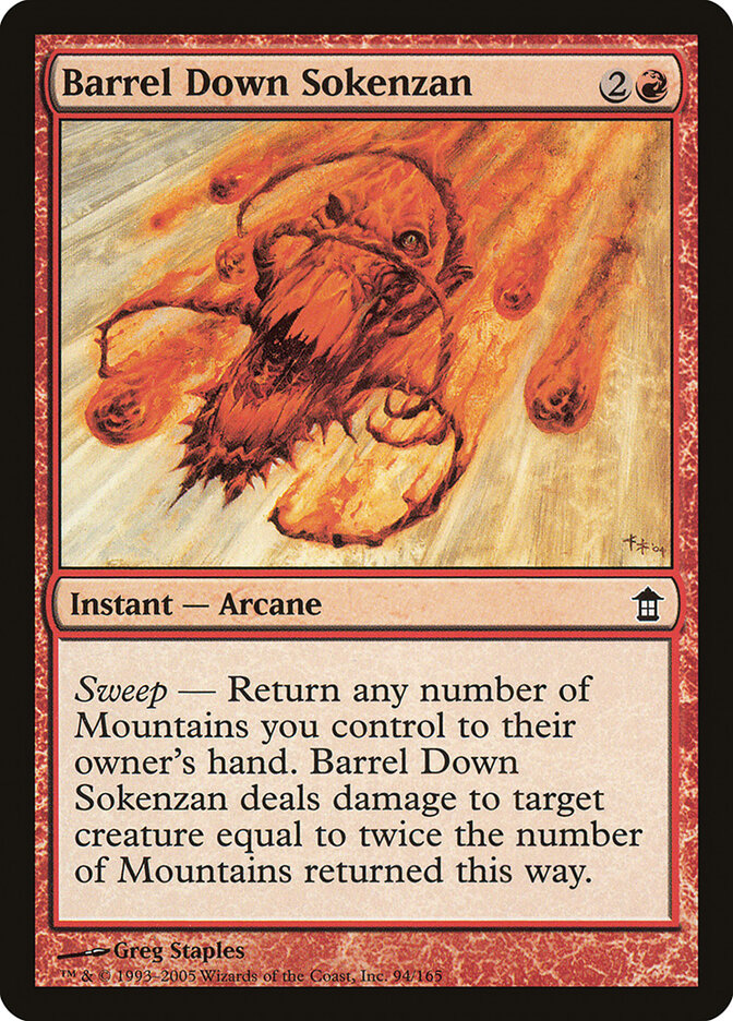 Barrel Down Sokenzan (94) - Saviors of Kamigawa (SOK)
