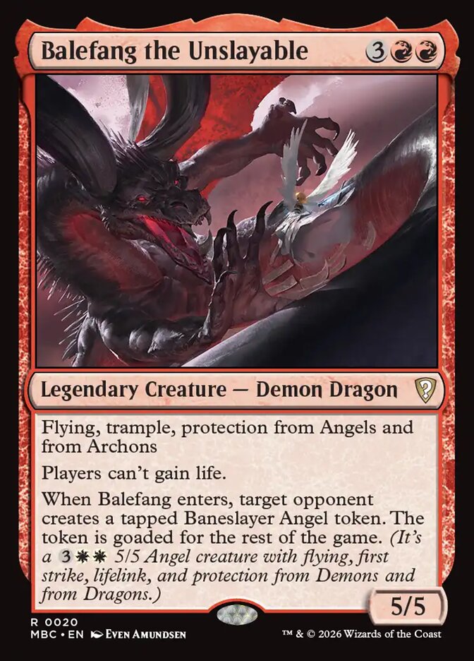 Balefang the Unslayable (20) - Mystery Booster Commander Edition (MBC)