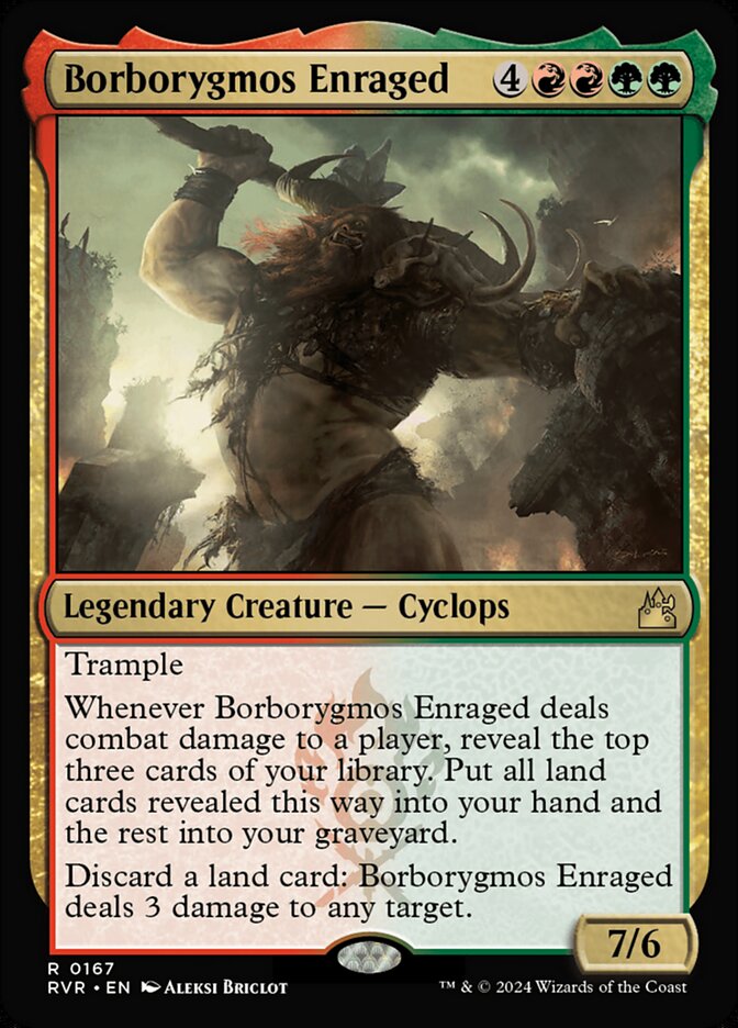 Borborygmos Enraged (167) - Ravnica Remastered (RVR)