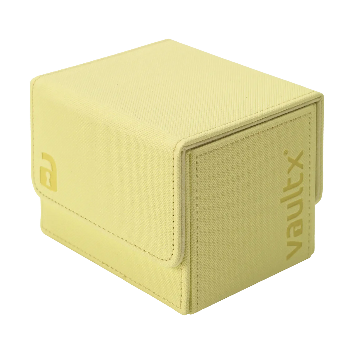 Vault X Premium Sideloading Deck Box 100+ - Pastel Yellow