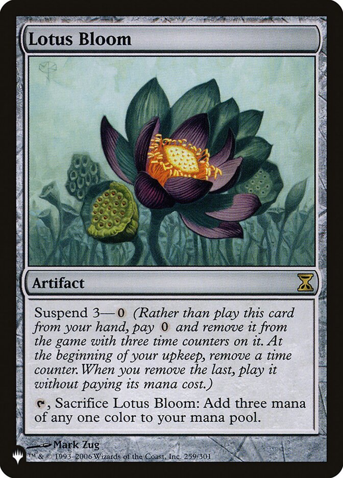Lotus Bloom (TSP-259) - The List (PLST)