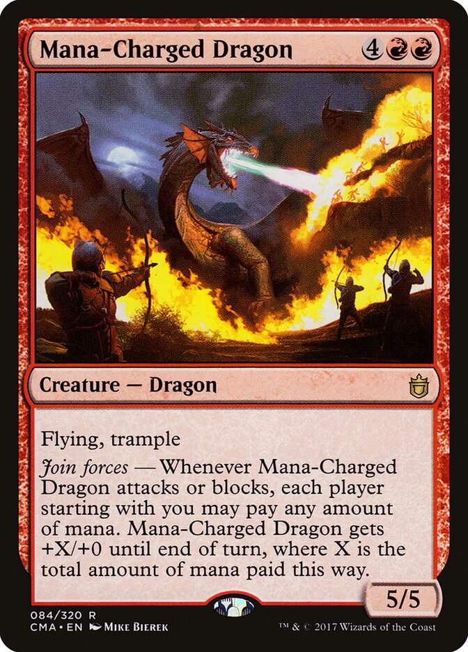 Mana-Charged Dragon (84) - Commander Anthology (CMA)