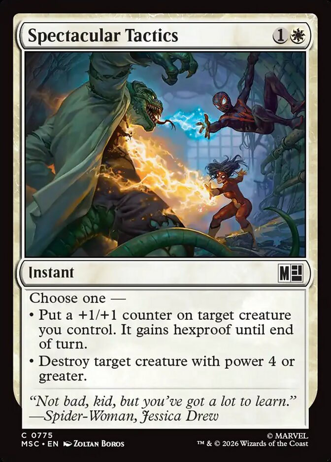 Spectacular Tactics (775) - Marvel Super Heroes Commander (MSC)