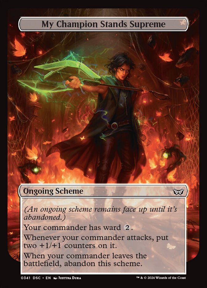 My Champion Stands Supreme (341) - Duskmourn: House of Horror Commander (DSC)