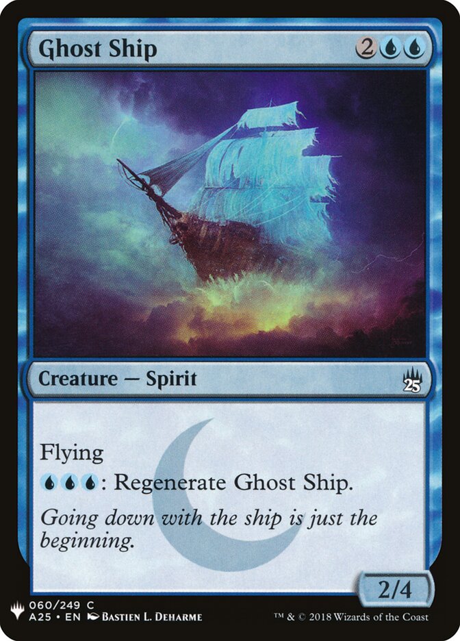 Ghost Ship (A25-60) - The List (PLST)