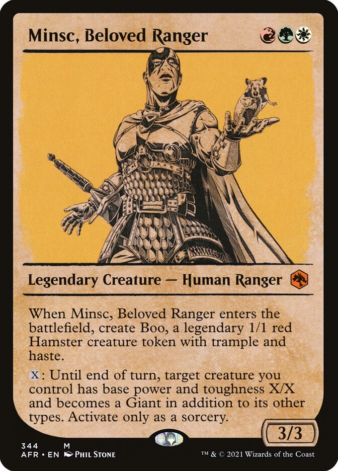 Minsc, Beloved Ranger (344) - Adventures in the Forgotten Realms (AFR)