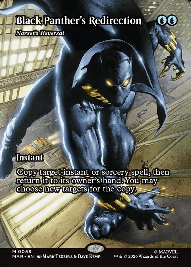 Black Panther's Redirection - Narset's Reversal (58) - Marvel Universe (MAR)