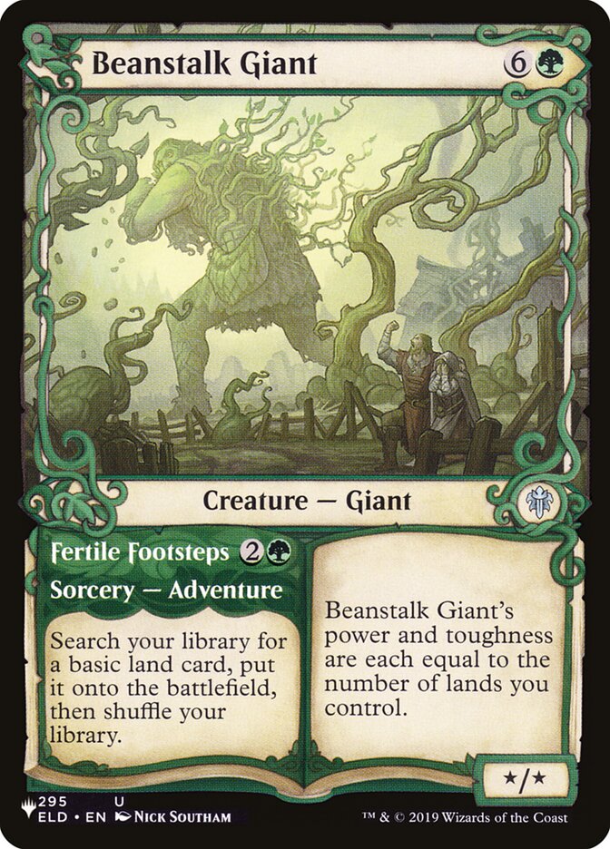 Beanstalk Giant // Fertile Footsteps (ELD-295) - The List (PLST)