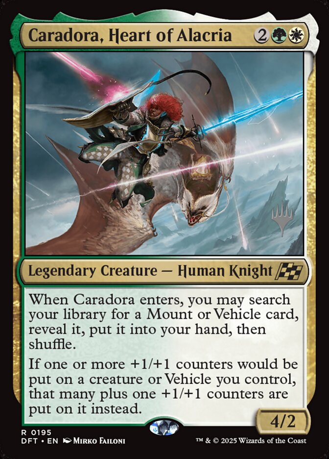 Caradora, Heart of Alacria (195p) - Aetherdrift Promos (PDFT)